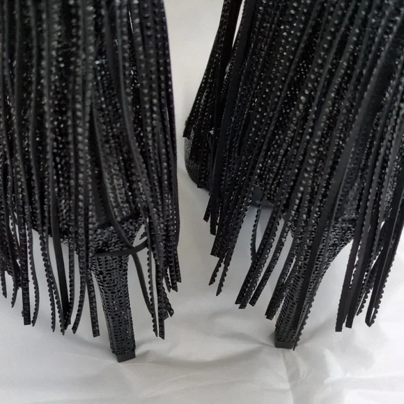 ❌Last Chance Indigo Sahoj Western Fringe Ankle Boots - Picture 5 of 5